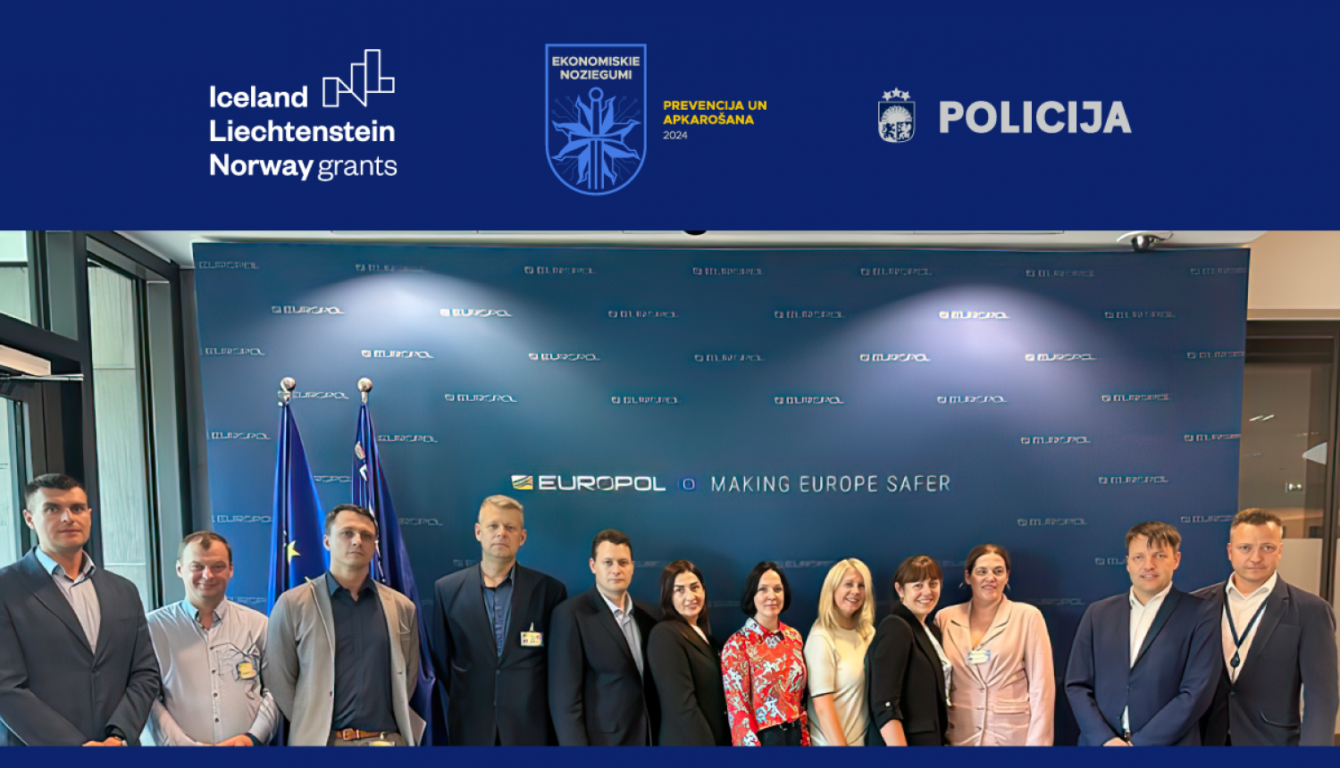 Valsts policijas darbinieki pieredzes apmaiņas vizītē Eiropolā un Eirojust pilnveido sadarbību un zināšanas par finanšu un ekonomisko noziegumu apkarošanu