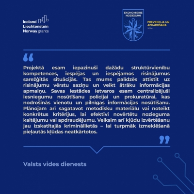 Noslēgušās pieredzes apmaiņas vizītes sadarbībā ar Norvēģijas ekspertiem vides noziegumu apkarošanas jomā 