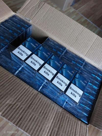 Ogrē aizturēts nelegālo cigarešu tirgotājs 