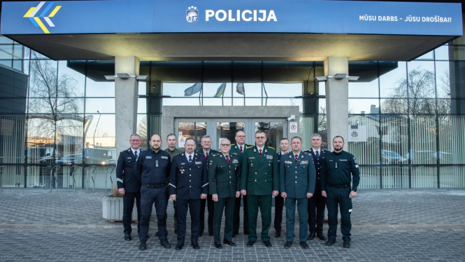 Baltijas valstu policijas un robežsardzes priekšnieki