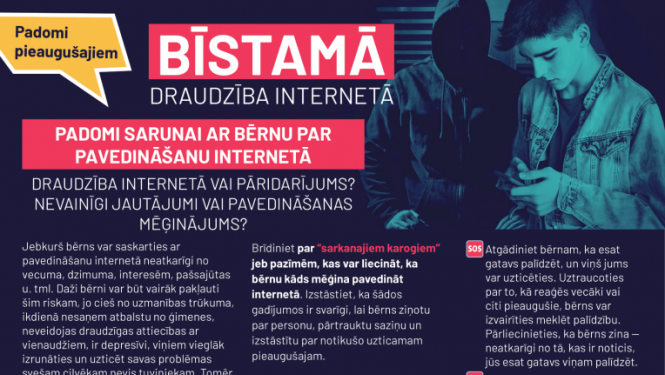 Ieteikumi vecākiem - bīstamā draudzība
