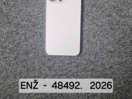 Mobilais telefons "iPhone" baltā krāsā.