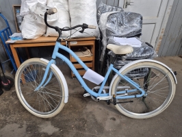 Velosipēds zilā krāsā "Miami cossack".