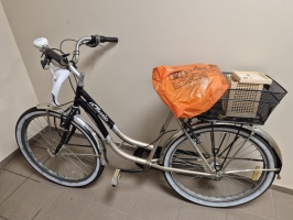 Melns velosipēds "CLASSIC".