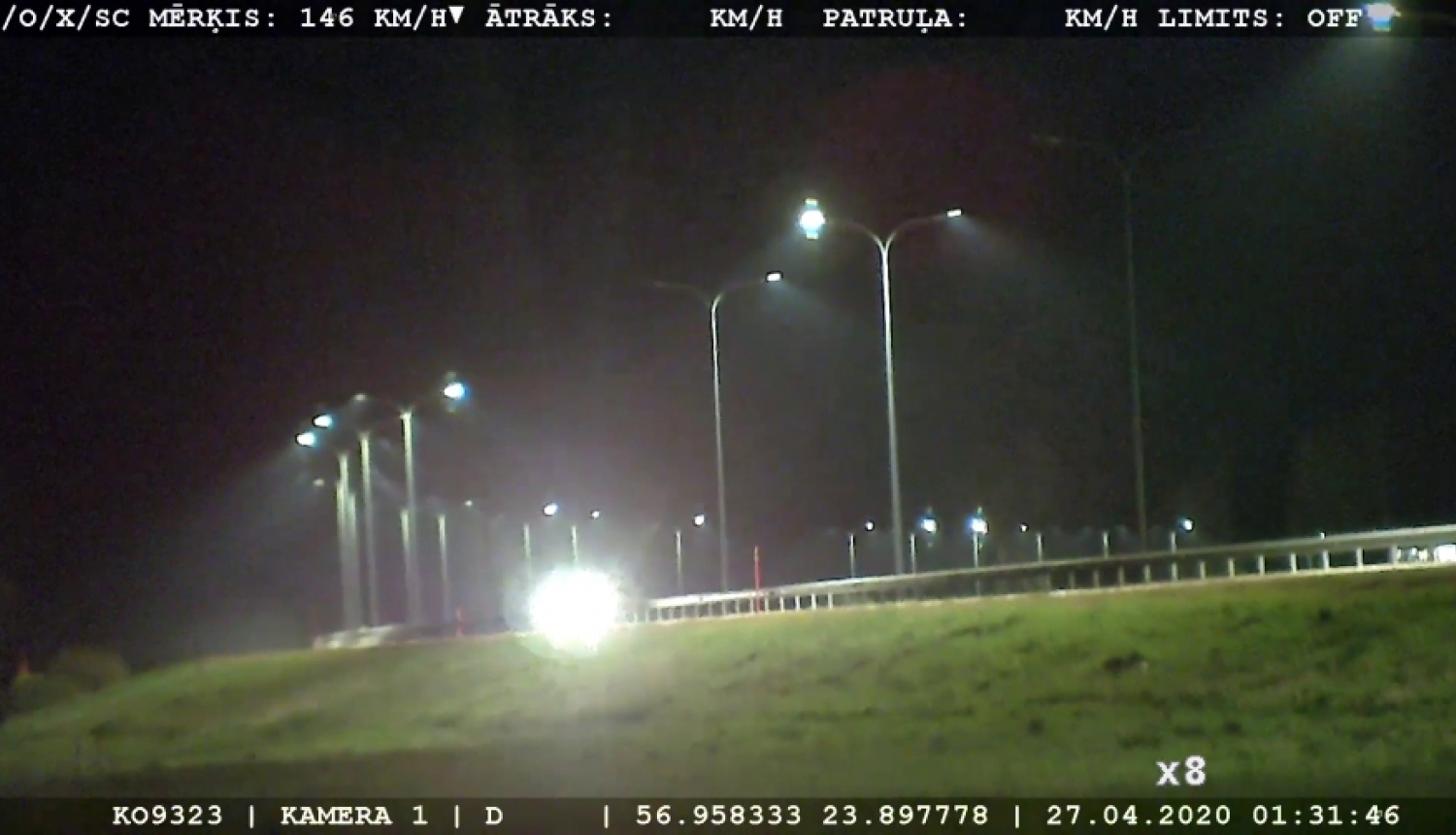 Policija noķer autovadītāju, kuru pieviļ video spēlēs gūtās prasmes