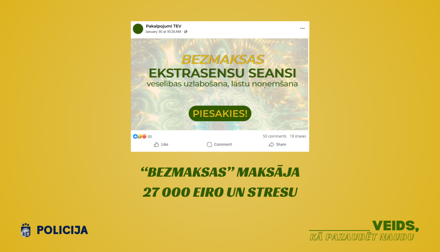 Infografika par krāpšanu