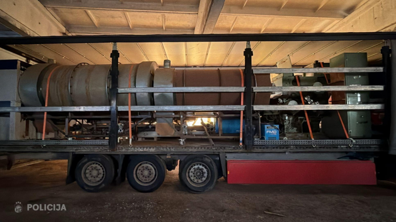 iekārtas nelegālai cigarešu ražošanai