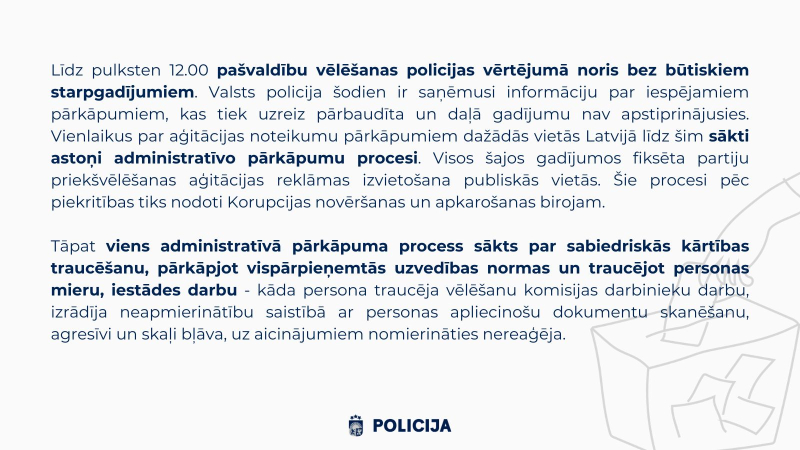 vēlēšanas