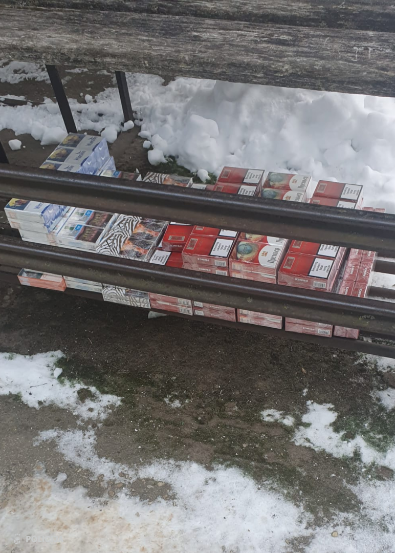 Atrastās, nelegālās cigaretes Jēkabpils tirgū