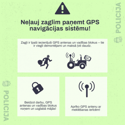 Neļauj zaglim paņemt GPS navigācijas sistēmu!