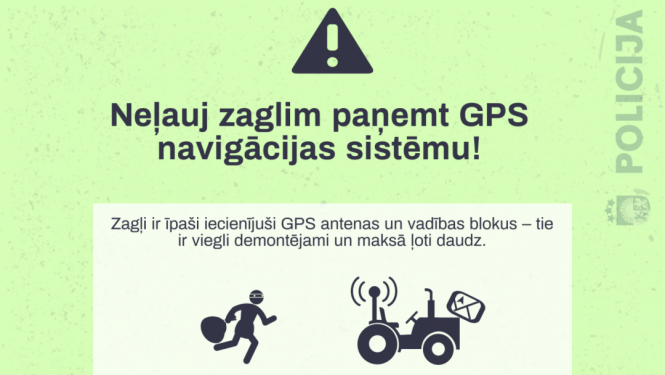 Neļauj zaglim paņemt GPS navigācijas sistēmu!