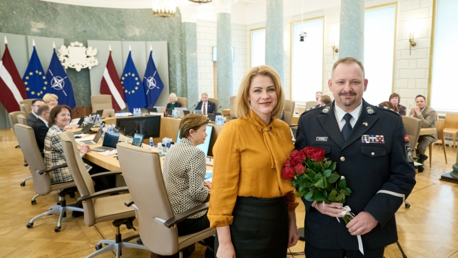 Valsts policijas priekšniekam Armandam Rukam piešķir ģenerāļa pakāpi