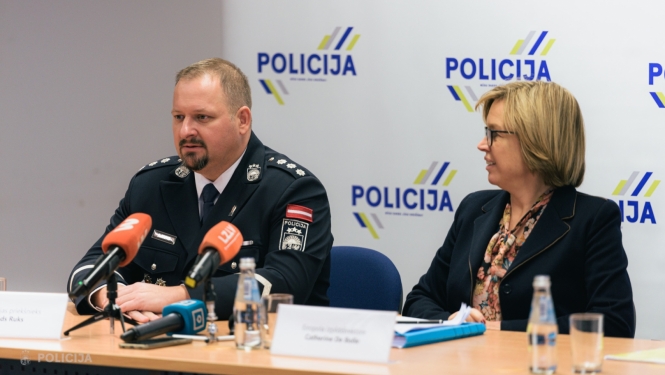 Valsts policijas priekšnieks un Europola izpildirektore