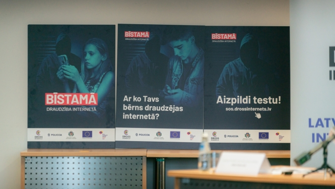preses konference “Bērnu pavedināšana internetā – izplatīta arī Latvijā”