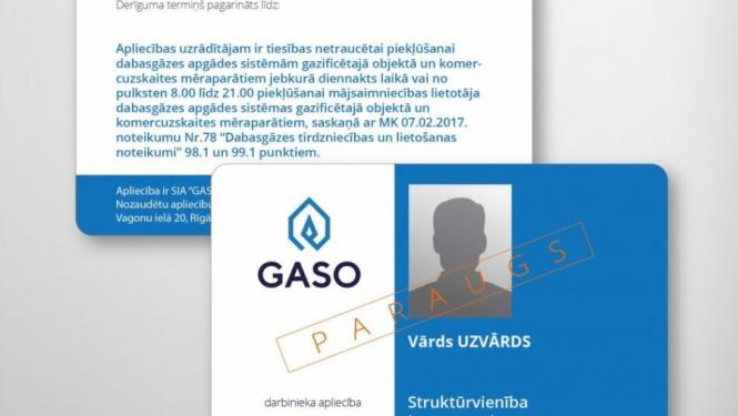 Rīgā uzdarbojas viltus AS “Latvijas Gāze” darbiniece