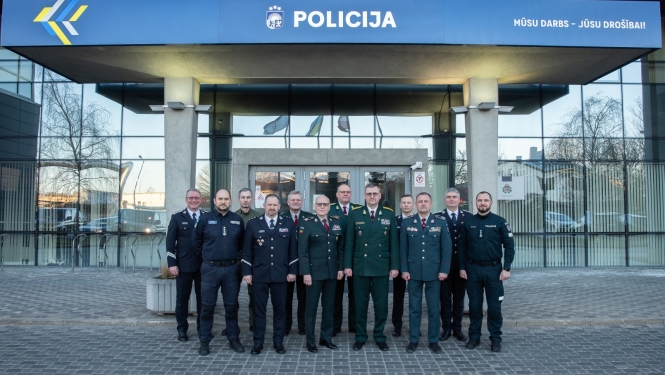 Baltijas valstu policijas un robežsardzes priekšnieki