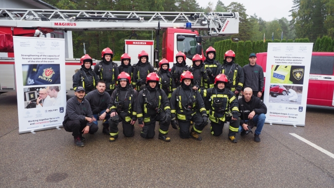 Valsts policijas eksperti piedalījās praktiskajās apmācībās