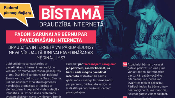 Ieteikumi vecākiem - bīstamā draudzība