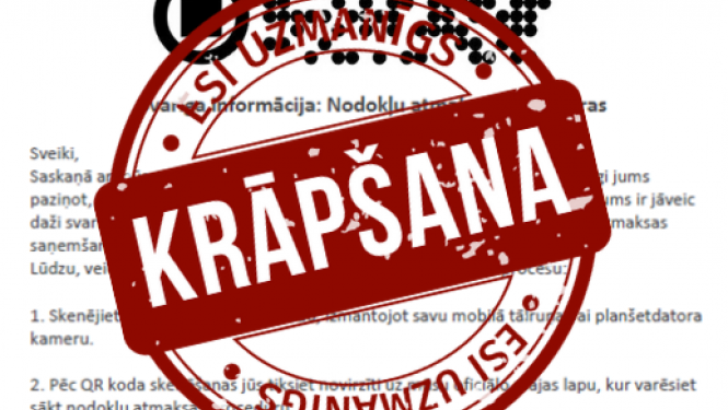 Krāpnieku ziņa
