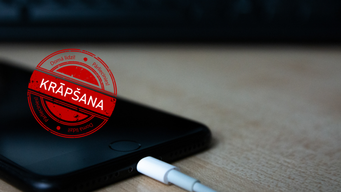 Telefons un krāpšanas simbols