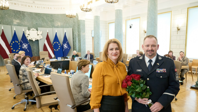 Valsts policijas priekšniekam Armandam Rukam piešķir ģenerāļa pakāpi