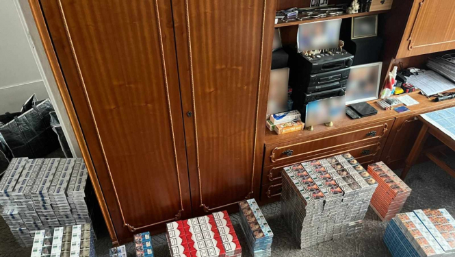 Valsts policija Rīgā atsavina 40 400 dažādu marku cigarešu 