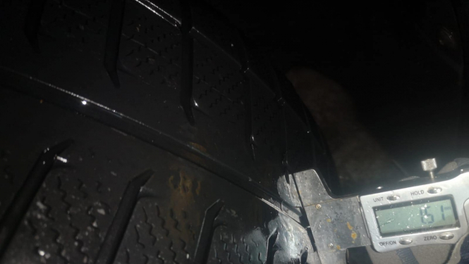 Automašīnas riepu protektora pārbaude