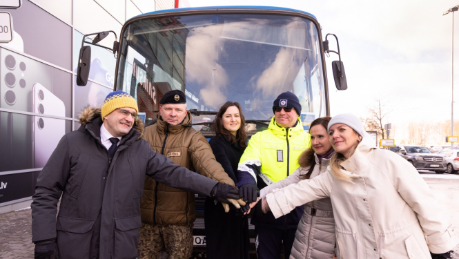 Fonda “Uzņēmēji Mieram” rīkotajā akcijā “Sasildīsim karavīrus Doņeckā”
