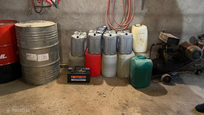 Viena tonna nelegālās dīzeļdegvielas