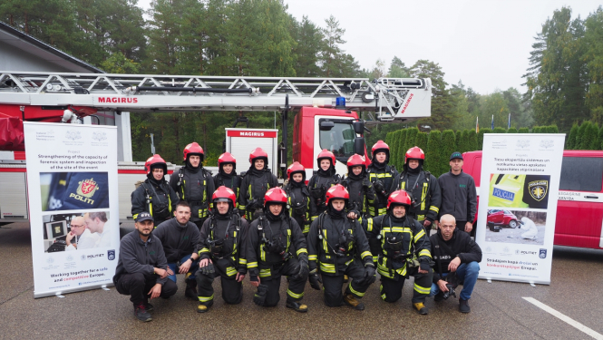 Valsts policijas eksperti piedalījās praktiskajās apmācībās