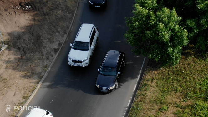 Attēls no drona video