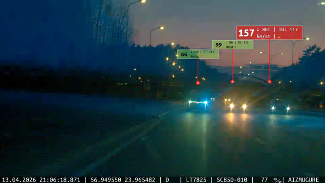 video Satiksme Rīgā, izcelts ātrumpākpējs