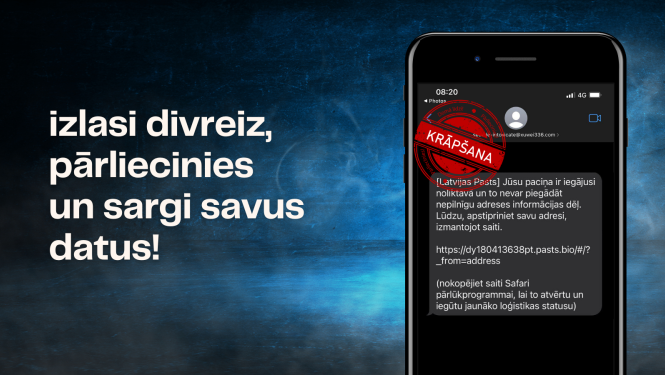 izlasi divreiz, pārliecinies un sargi savus datus