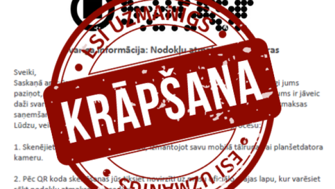 Krāpnieku ziņa