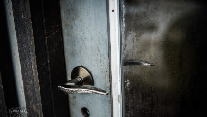 Puspievērtas iestiklotas durvis