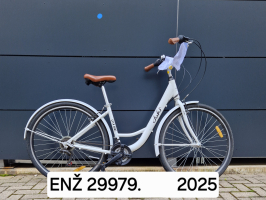  baltas  krāsas divritenis ar uzrakstu JUHI un CITY BIKE