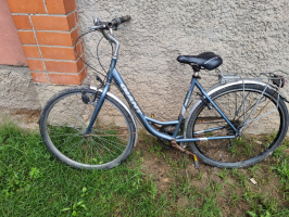 sieviešu velosipēds giant zilā krāsā