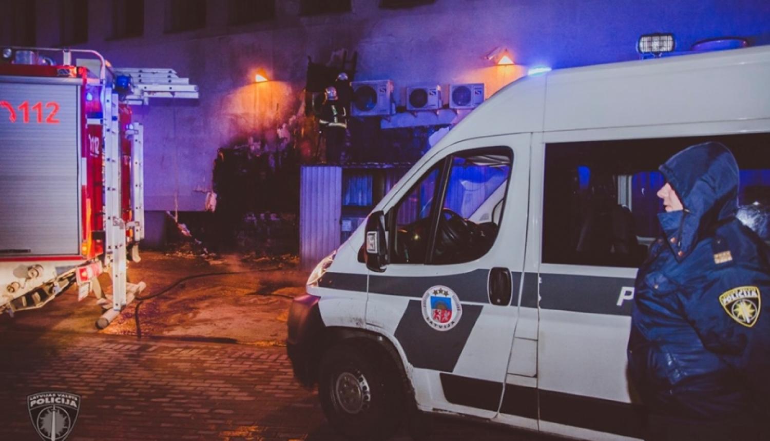 Rīgas centrā aizturēts dedzinātājs