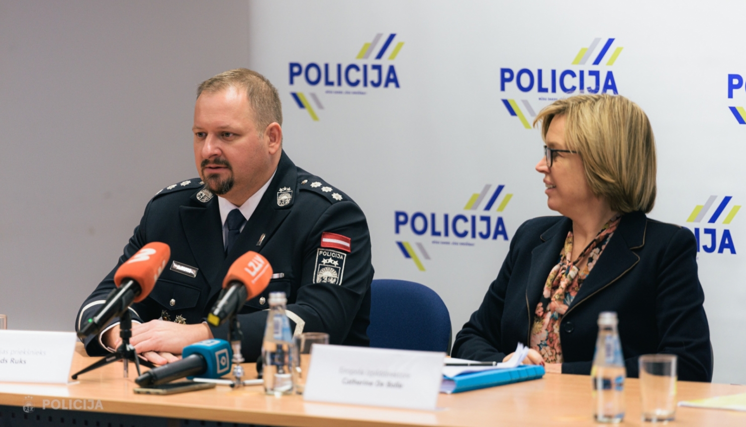 Valsts policijas priekšnieks un Europola izpildirektore