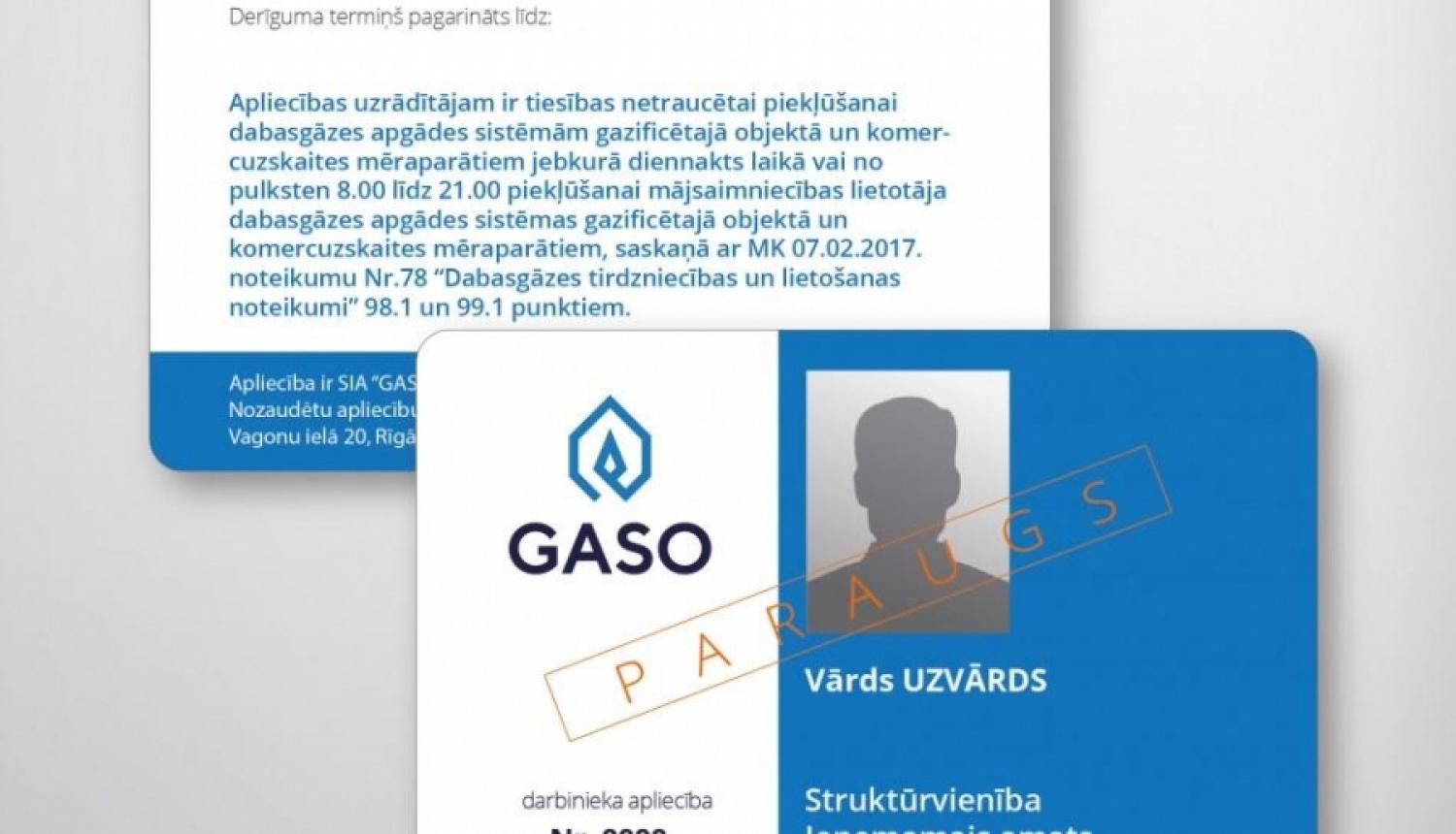 Rīgā uzdarbojas viltus AS “Latvijas Gāze” darbiniece